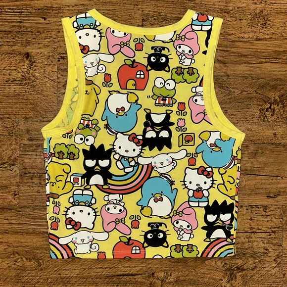 Sanrio HELLO KITTY & Friends All Over Print Cropped Tank Top - Picture 4 of 4